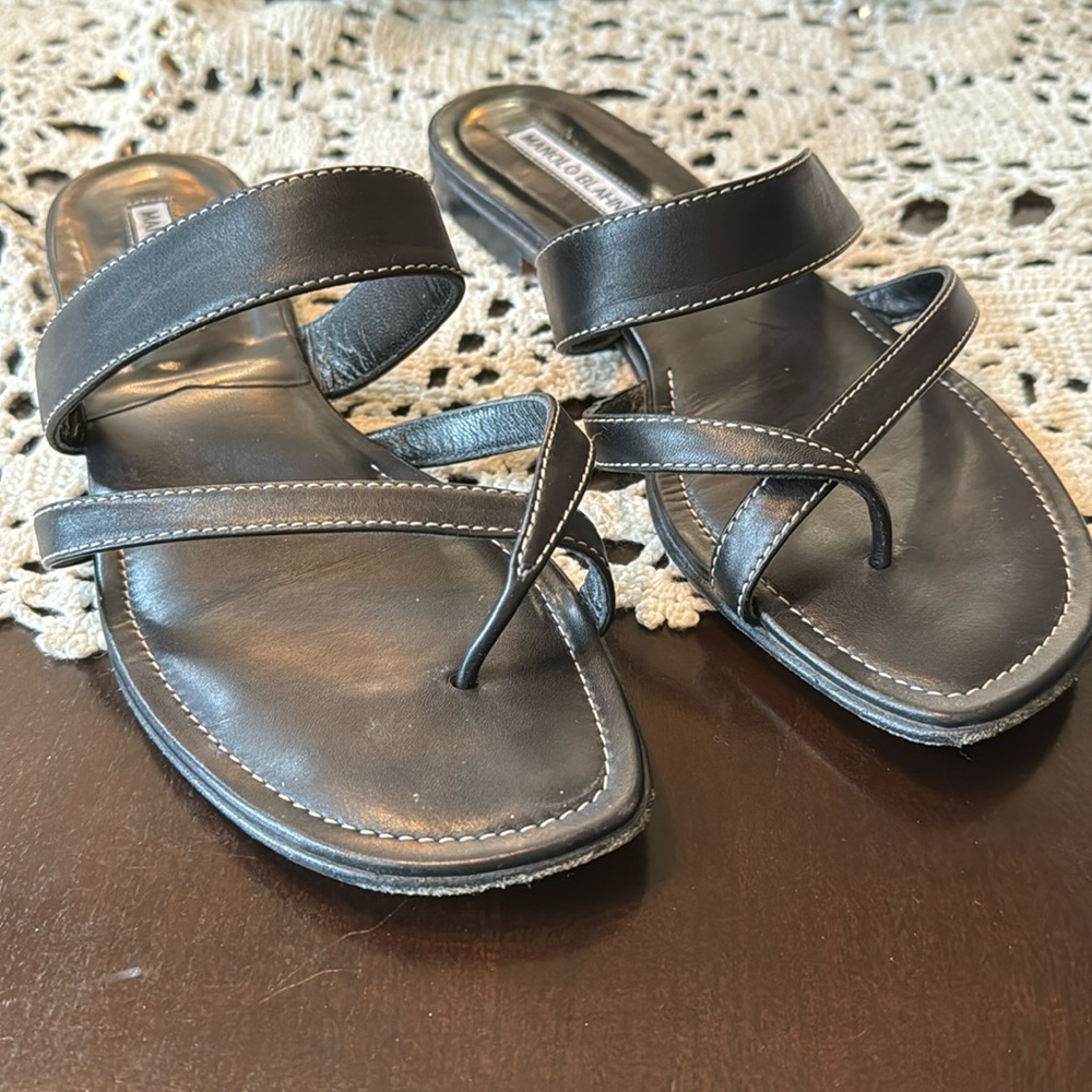 Manolo Blahnik Flat Sandals